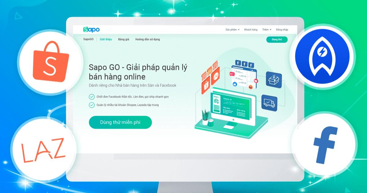 App Sapo quản lý bán hàng
