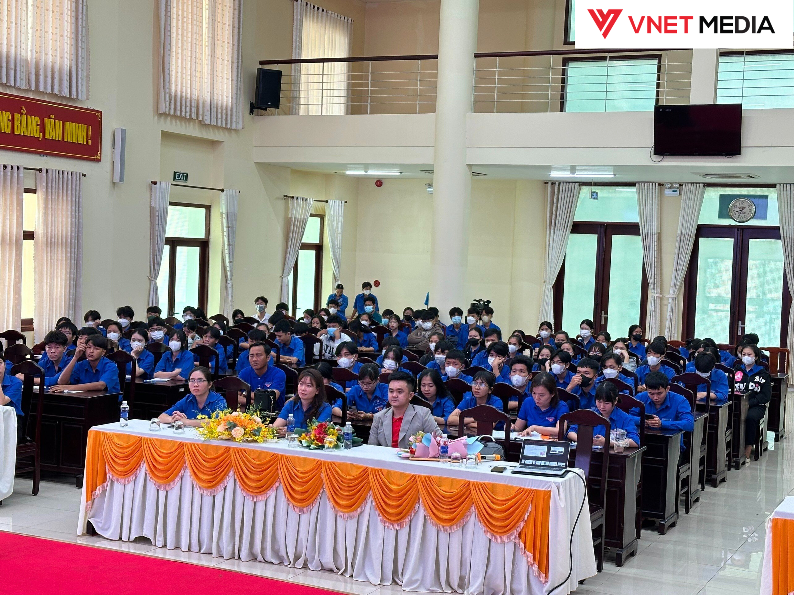 Vnet Media tổ chức một buổi tập huấn đặc biệt cho 150 cán bộ Đoàn, Hội, và đoàn viên thanh niên huyện Hớn Quản